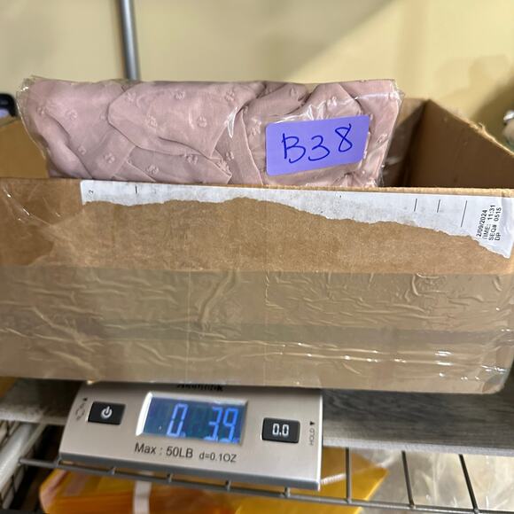 June & Hudson XL Sheer Pink Top Tiered Short Sleeve Polka Dot Coquette Ruffles - Picture 9 of 9